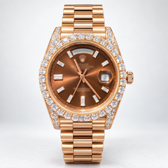 41mm Moissnite Diamond Bezel Bussbown Full custom Watch