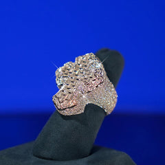 Moissanite Cross Ring