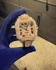 41mm Yellow two Tone Santos