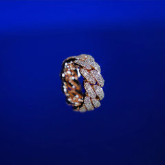 Moissanite Miami Cuban Ring