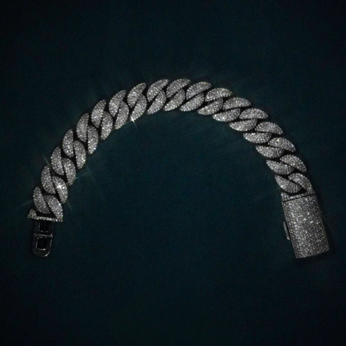 Moissanite Miami Cuban Bracelet [14mm]