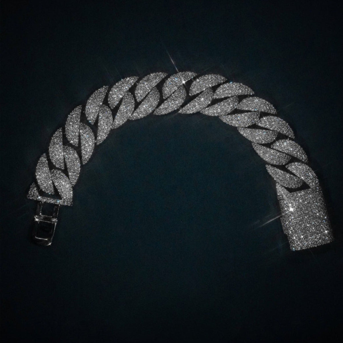 Moissanite Miami Cuban Bracelet [22mm]