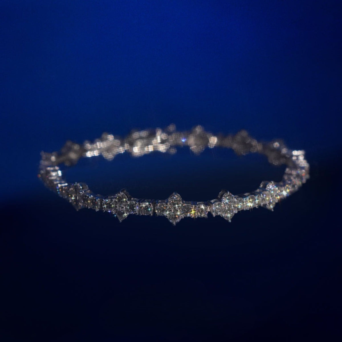 Moissanite Spike Bracelet