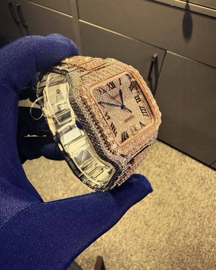 41mm Yellow two Tone Santos