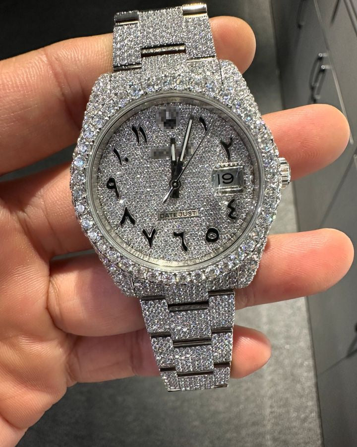 41mm Arabic Numeral white Gold DateJust