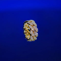 Moissanite Miami Cuban Ring