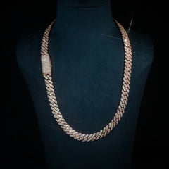 Moissanite Cuban Prong Chain [10mm]