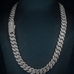 Moissanite Miami Cuban Chain [12mm]