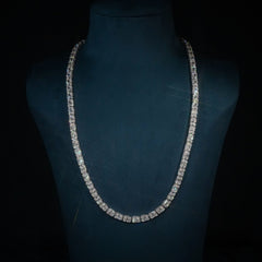 Moissanite Radiant Cut Tennis Chain [5MM]