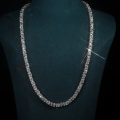 Moissanite Radiant x Oval Cut Tennis Chain [5MM]